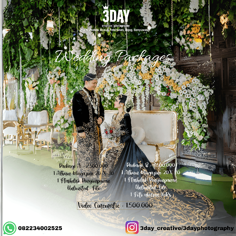 Photo Wedding 3Day Photography
